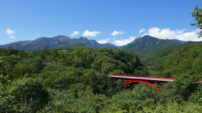 東沢大橋展望台