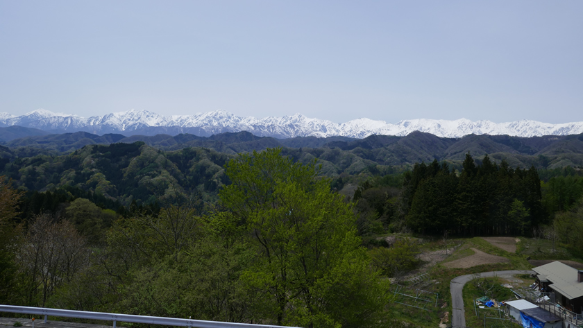 小川村アルプス展望広場